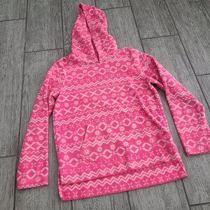 The Children’s Place Girls Pink Fleece Hoodie Pullover Size Small 5/6